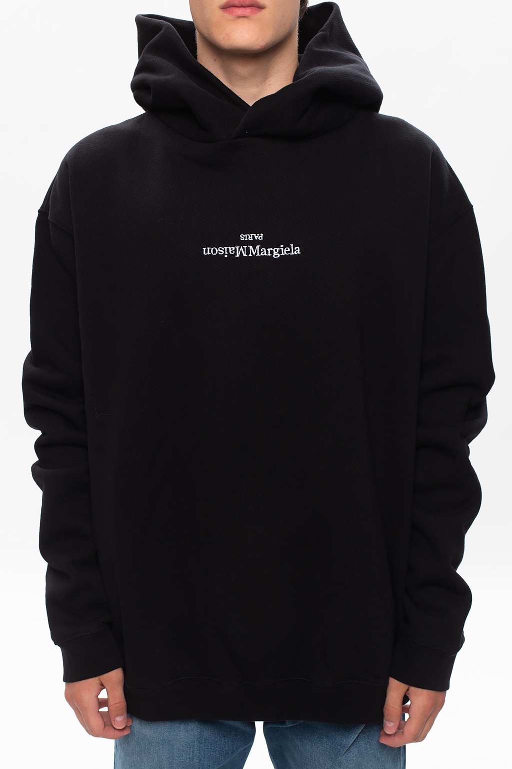 Maison Margiela Logo | embroidered hoodie - R13 Knitted Sweaters 